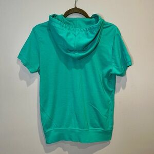 Nike Teal Short Sleeve Hoodie
